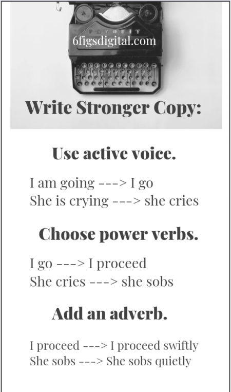 write stronger copy