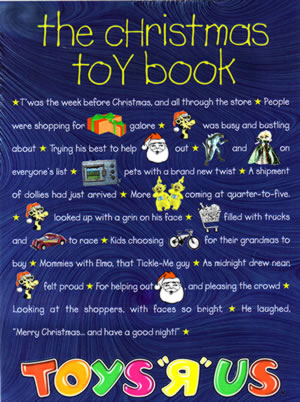 Copywriting Sample- Christmas Catalog Cover Brainstorm