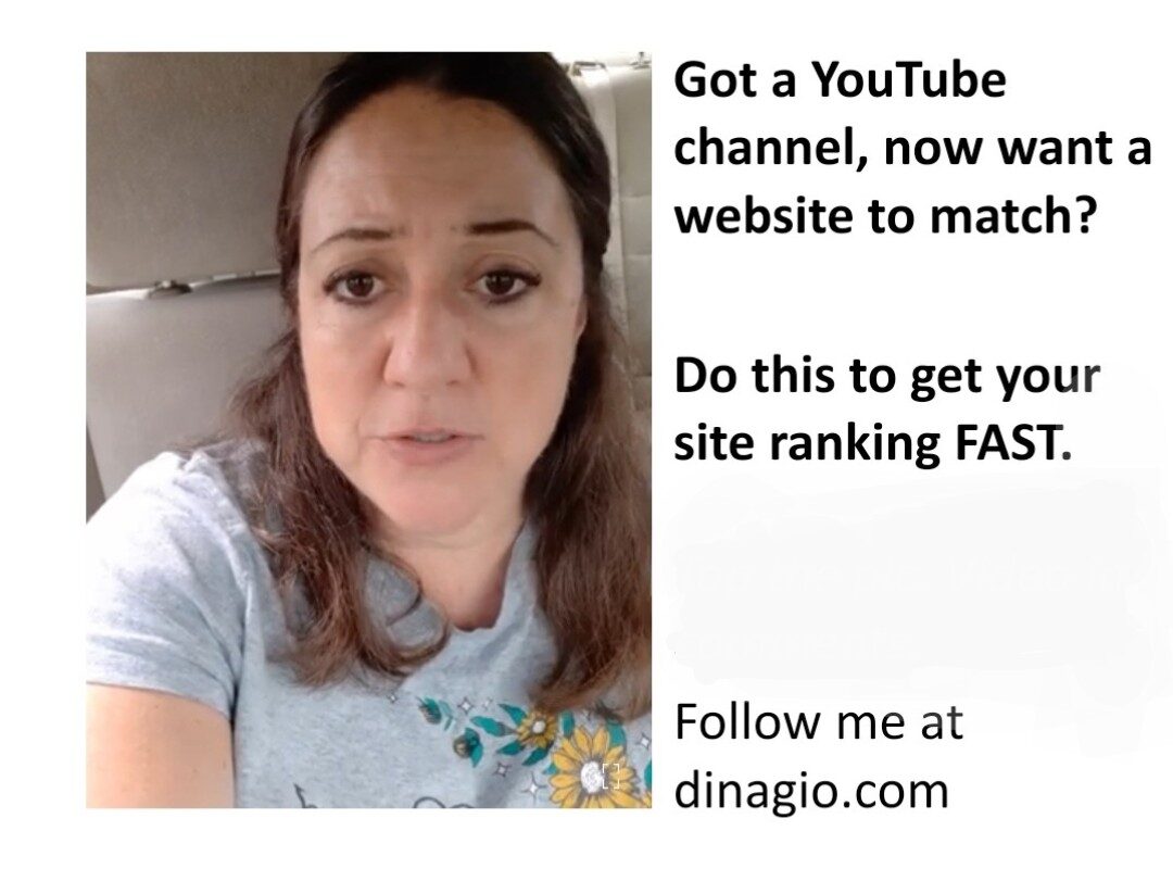 Got a YouTube Channel, Now You Want a Website? Rank Fast