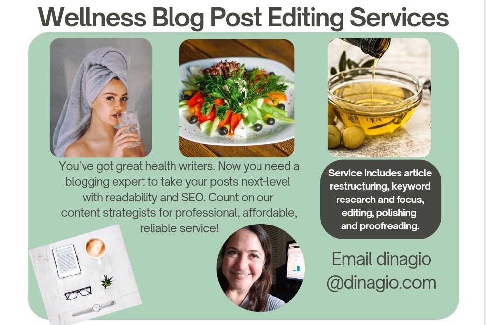 Blog Editing Service for Wellness Websites
