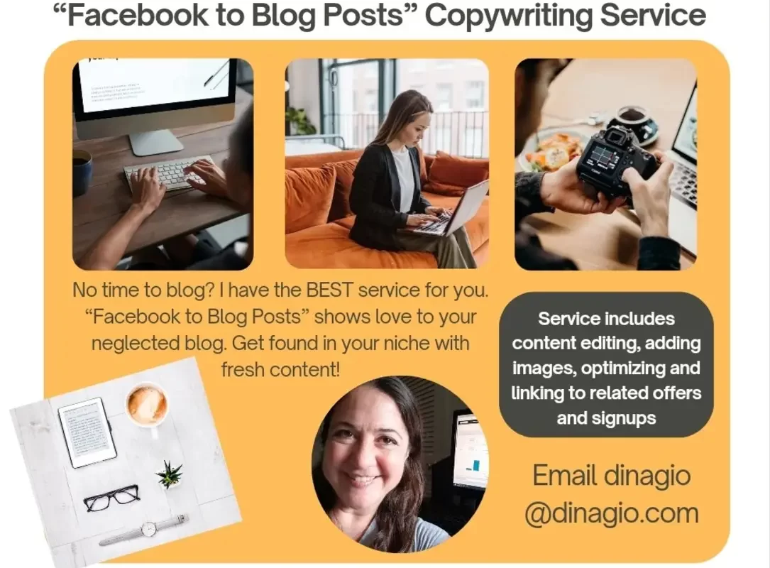 Summer Copywriting Service: Facebook to Blog Posts – Content Curating
