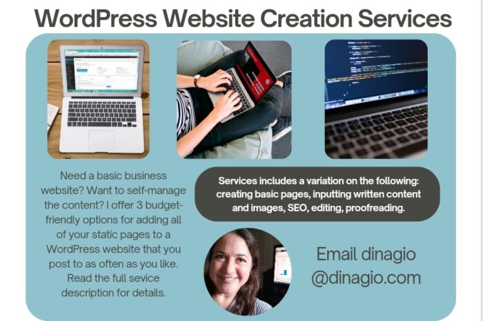 WordPress Website Creation Services – Budget Offering