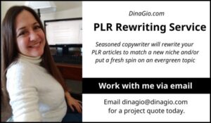 PLR rewriting service