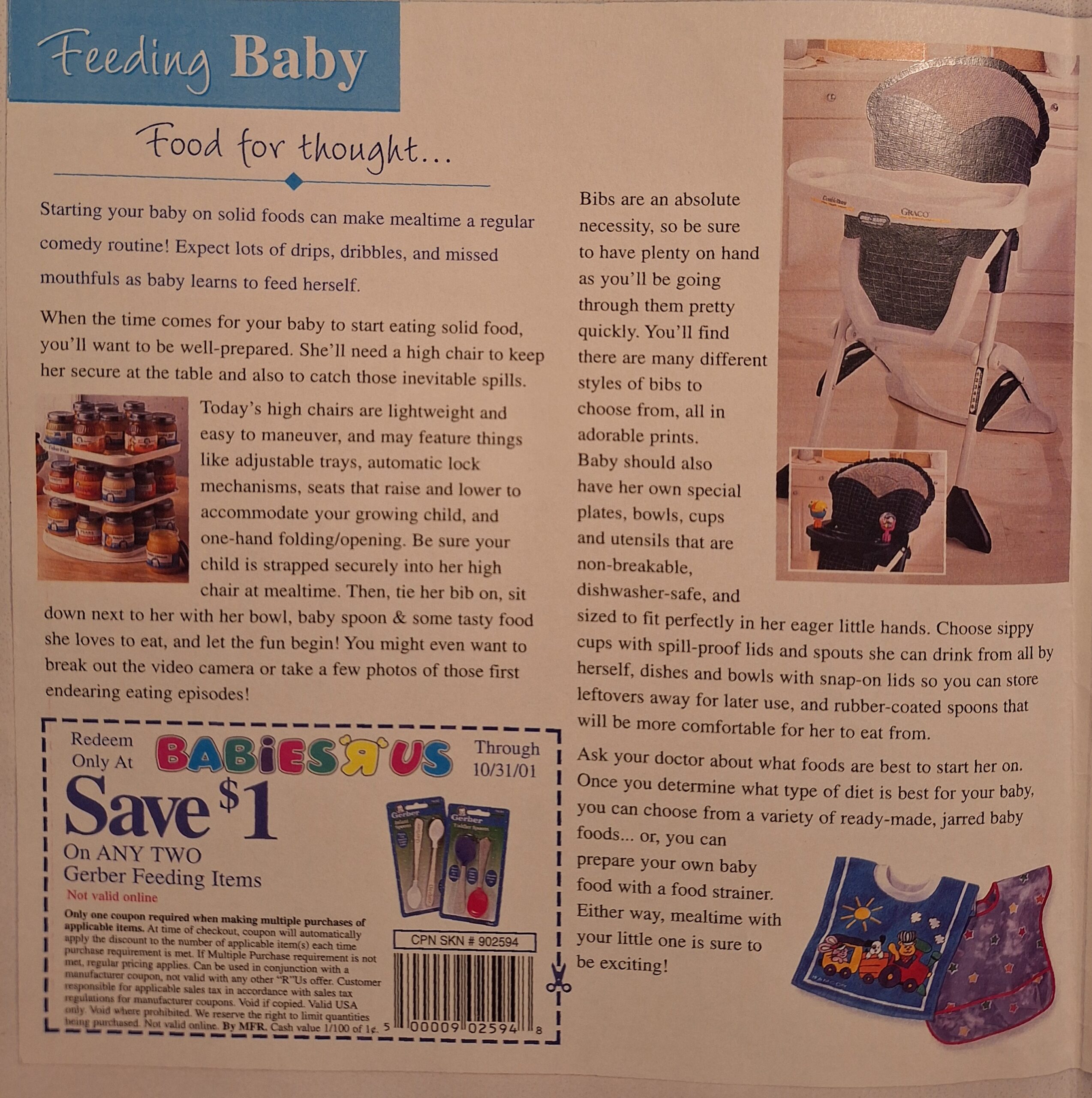 Baby Products Catalog Copywriting Sample