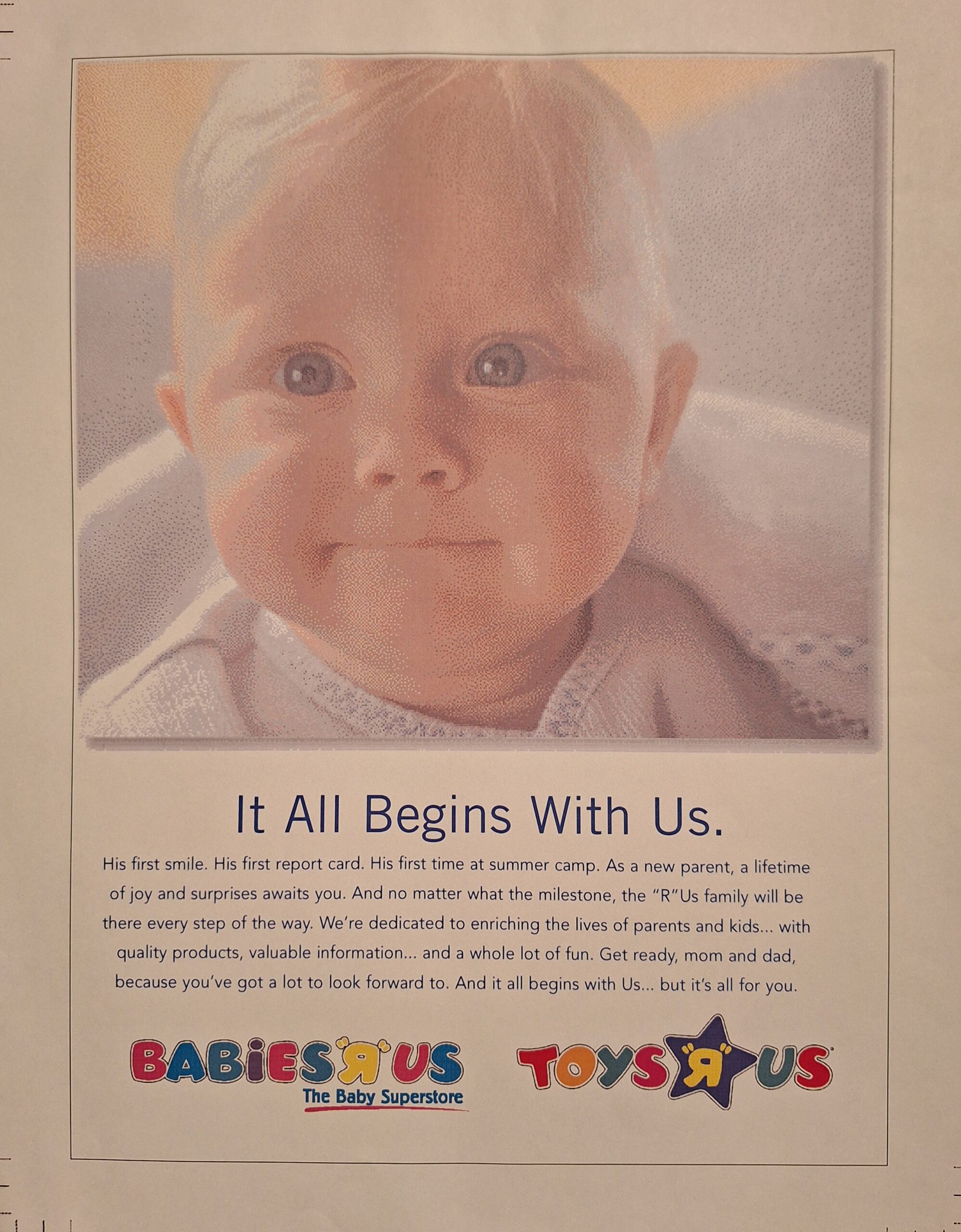 Print Ad Copywriting Sample Baby Products Niche