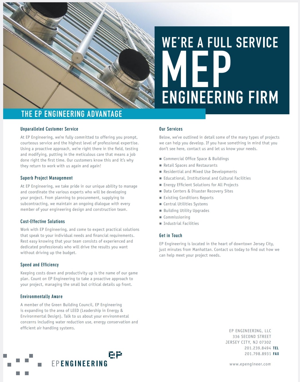 Brochure Copy Editing for Engineering Firm 2