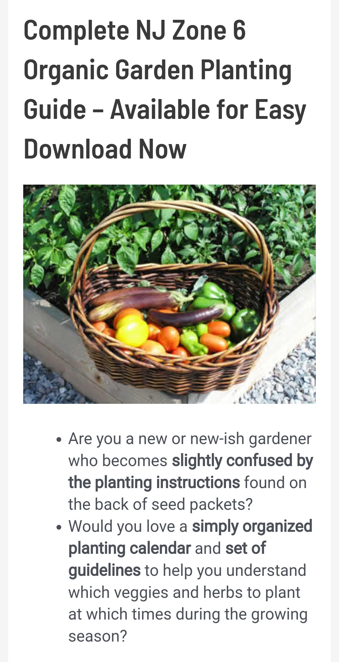 Sales Copywriting for a Gardening Ebook