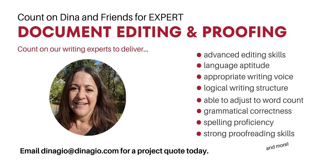 Document Editing and Proofreading Services