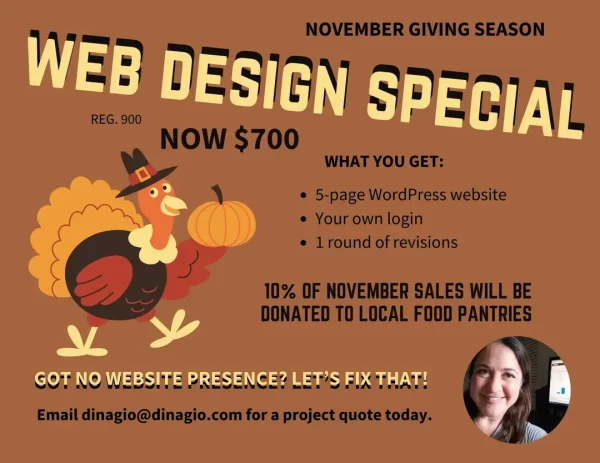 November Web Design Special