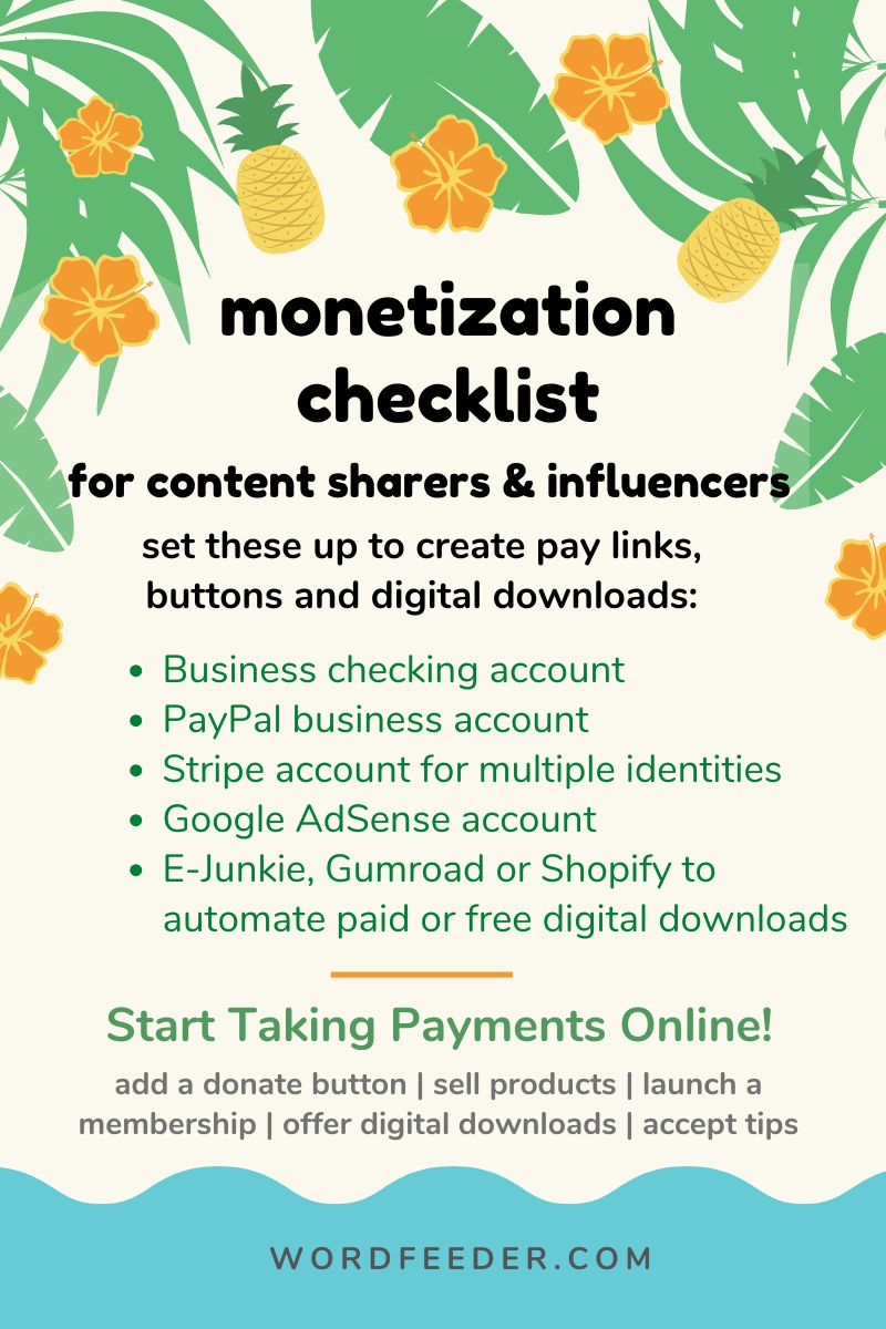 Monetization Checklist Content Writing Sample