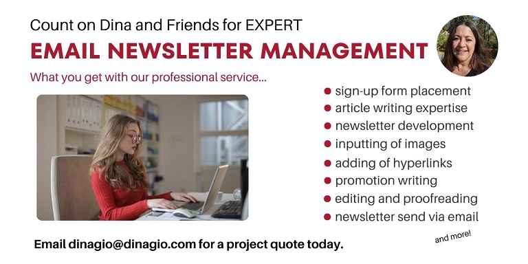 Email Newsletter Writing, Editing, Management