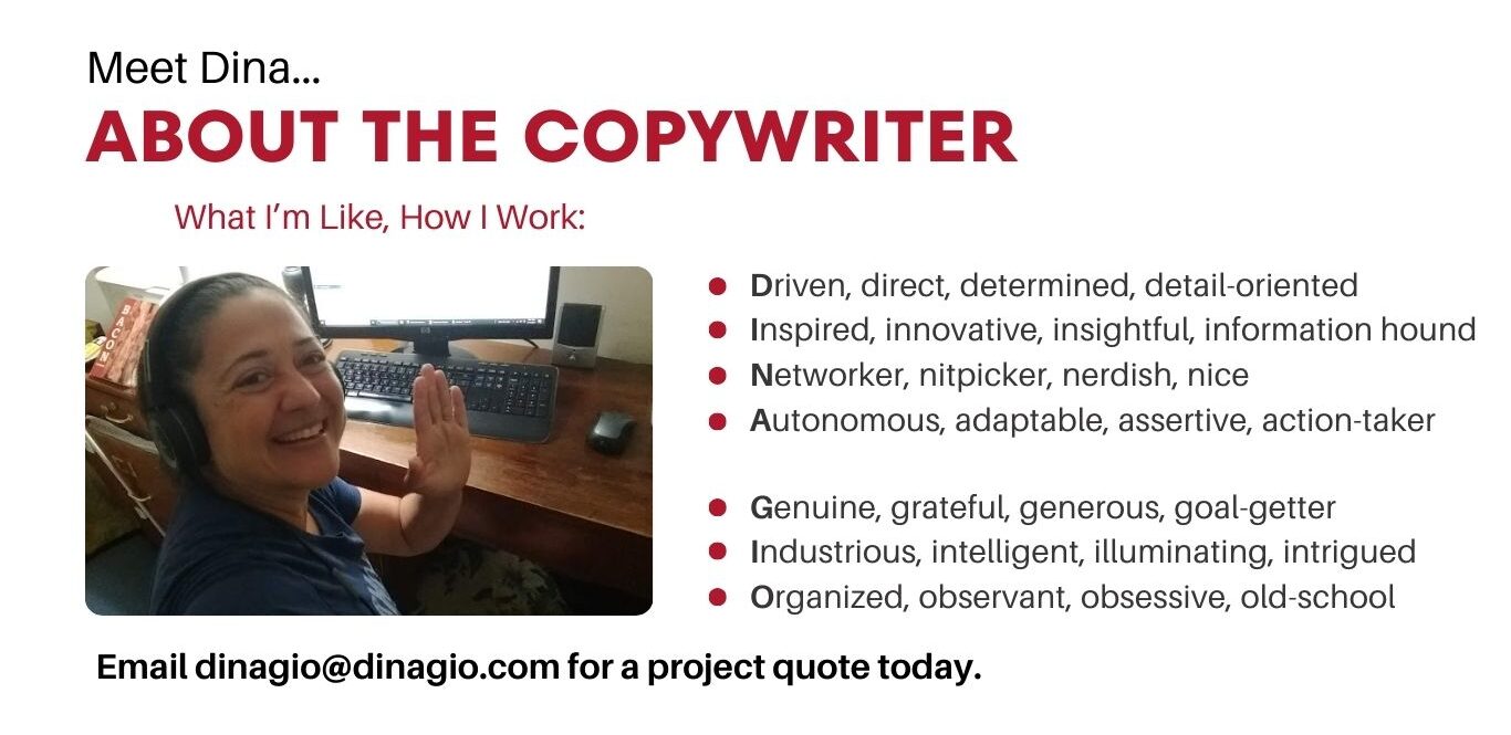 About Dina the Copywriter