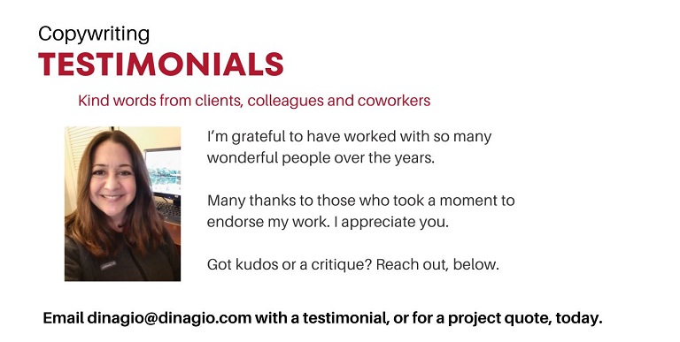 copywriting testimonials