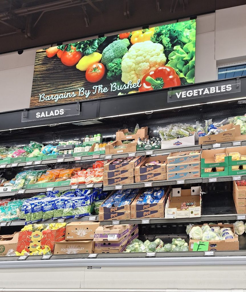 Aldi Signage Produce Section